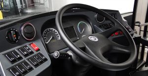 Elektrische autobus driverseat